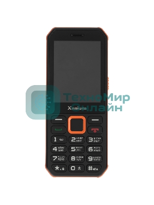 Мобильный телефон Xenium X300 черный/оранжевый
