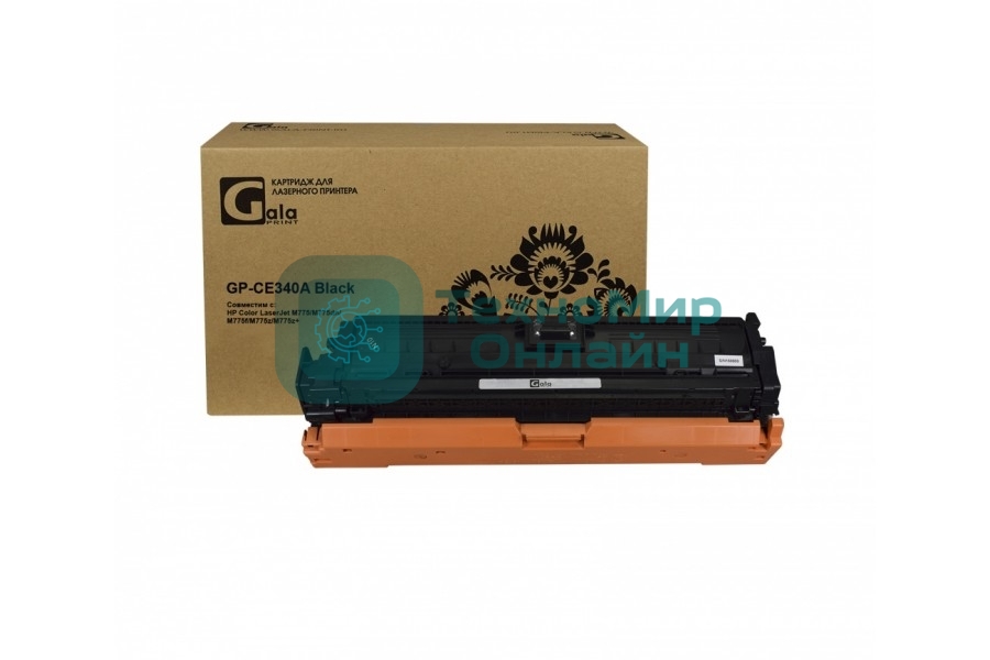 Картридж лазерный GalaPrint GP-CE340A (№651A) черный (13500 стр) для HP Color LaserJet M775/M775dn/M775f/M775z/M775z+