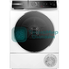 Сушильная машина Bosch WQB245B0ME белый, 9 кг, сушка - конденсационная, программ - 14, 59.8 x 84.2 x 65.1 см