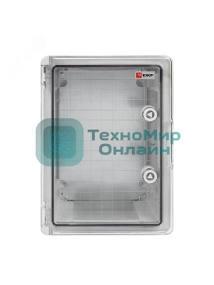Бокс пластиковый с монтажной платой прозрачная дверь EKF PROxima PBT65MP003 400х300х170 мм IP65