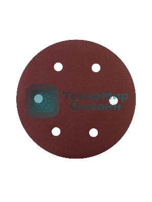 Круг шлифовальный PATRIOT на липучке, 225 мм, 6 отверстий, Р320, 10 шт