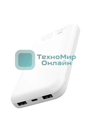 Портативный аккумулятор MORE CHOICE (4620202552907) PB25-10 белый - 10000mAh 2USB
