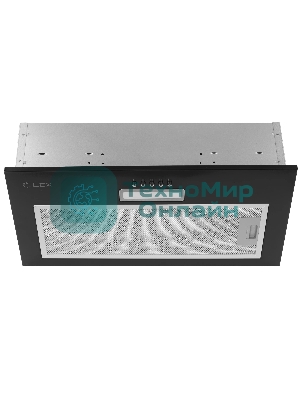 Вытяжка встраиваемая LEX GS Bloc LIGHT 600 черный, 53 см, 500 куб. м/ч, 44 дБ