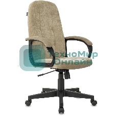 Кресло руководителя Бюрократ CH 002 Fabric Light-21 песочный, крестов. пластик