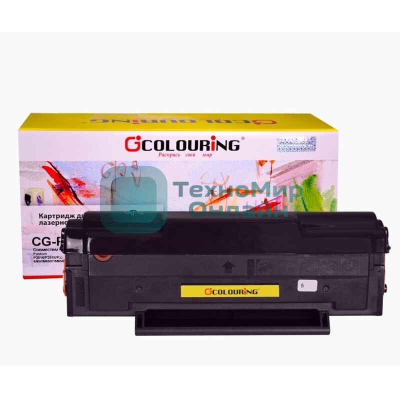 Картридж Colouring CG-PC-211EV черный (1600 стр.) для принтеров Pantum P2516/P2518/P2200/P2207/P2500NW/P2500/P2500W/P2506W/M6500/M6500W/M6506NW/M6507/M6507W/M6550NW/M6557NW/M6607NW