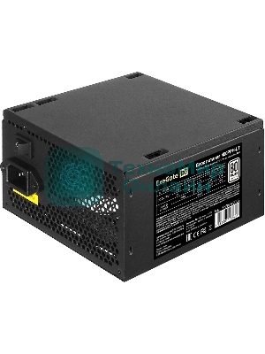 Блок питания ExeGate 400PPH-LT-OEM, 400W, 80 PLUS, (ATX, APFC, SC, КПД 82% (80 PLUS), 12cm fan, 24pin, (4+4)pin, PCI-E, 3xSATA, 3xIDE, черный, кабель 220V 1,8м с защитой от выдергивания, RTL)