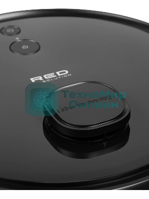 Робот-пылесос Red Solution RV-RL6000S черный, 35 Вт, 2600 мАч Li-Ion, уборка влажная/сухая, пылесборник контейнер 0.3 л