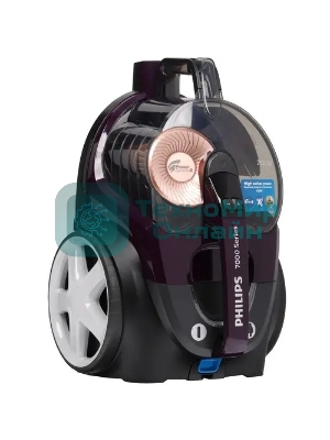 Пылесос Philips FC9734/01 фиолетовый, 470/2100 Вт, уборка сухая, пылесборник контейнер 2 л