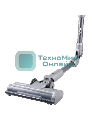 Пылесос вертикальный Polaris PVCS-4010 серый, питание от аккумулятора, 150 Вт, уборка суxая/влажная, пылесборник 0.45 л