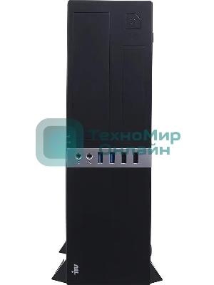 Компьютер IRU Office 310H6SF SFF i3 12100 (3.3) 8Gb SSD256Gb UHDG 730 Free DOS GbitEth 300W черный (1991582)