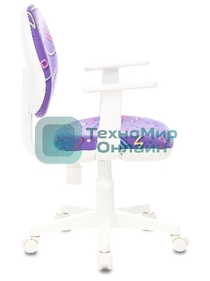 Кресло Бюрократ CH-W356AXSN Sticks 08 фиолетовый, ткань, 120 кг