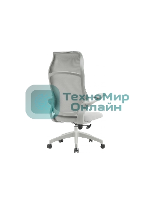 Кресло компьютерное Cactus CS-GMC505-GY серый, сиденье серый, сетка/ткань, крестов. пластик, пластик серый