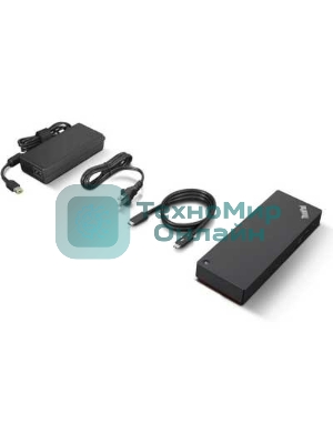 Док-станция Lenovo ThinkPad Universal Thunderbolt 4 Dock USB-C Dock (2x DP, 1x HDMI, 4x USB A 3.1 Gen 1, 1x USB Type-C, 1x RJ-45, 1x Combo Audio Jack 3.5mm/Thunderbolt 4 Power/Up to 4 ext monitors