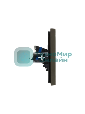 Розетка компьютерная 2-ая RJ45 кат.6 IEK FORTE&PIANO FP334 серый