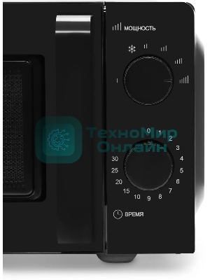 Микроволновая печь Starwind SMW4520 черный, 20 л, 700 Вт, пеключатели - поворотный механизм