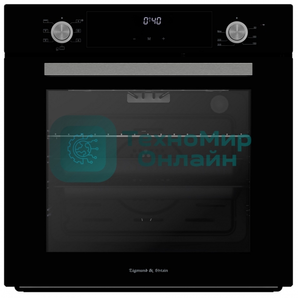 Духовой шкаф электрический Zigmund & Shtain E 153 B черный