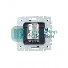 Розетка телевизионная проходная IEK BRITE РТВ10-0-БрЧ черный