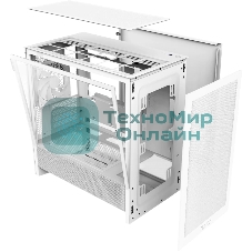 Компьютерный корпус без блока питания Case NZXT H3 Flow (2025), Midi-Tower, TG, 1x120мм, 1xUSB-A 3.2 + 1xUSB-C 3.2, mATX, mITX White