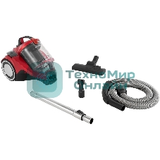 Пылесос Starwind SCV2081 красный/черный, 350/2000 Вт, уборка сухая, пылесборник контейнер 3.5 л