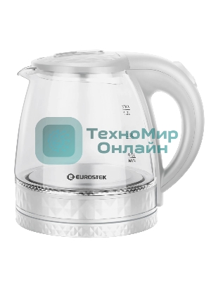 Чайник Eurostek EEK-3003, 1.2л, стекло