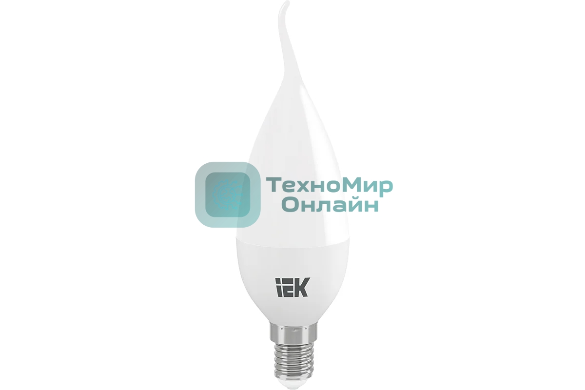 Лампа cветодиодная IEK LLE-CB35-5-230-30-E14 ECO CB35 свеча на ветру 5Вт 230В 3000К E14