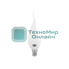 Лампа cветодиодная IEK LLE-CB35-5-230-30-E14 ECO CB35 свеча на ветру 5Вт 230В 3000К E14
