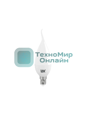 Лампа cветодиодная IEK LLE-CB35-5-230-30-E14 ECO CB35 свеча на ветру 5Вт 230В 3000К E14