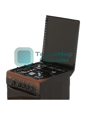 Плита газовая Gefest ПГ 3200-06 К19 коричневый, конфорок 4 шт, духовка 42 л, 50 см x 85 см x 57 см