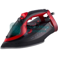 Утюг Domfy DSC-EI502 черный/красный, 2400 Вт, 160 г/мин, 400 мл