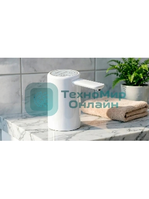 Помпа для 19л бутыли Aqua Work A2 электрический белый картон