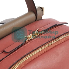 Рюкзак женский Piquadro Circle CA5566W92/ARTM терракотовый/кофейный кожа