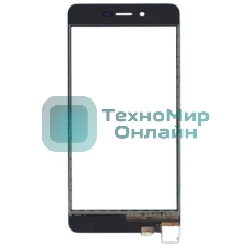 Сенсорное стекло (тачскрин) для Highscreen Easy S/Easy S Pro, черное