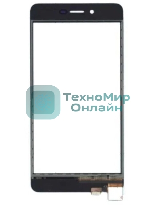 Сенсорное стекло (тачскрин) для Highscreen Easy S/Easy S Pro, черное