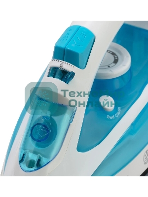 Утюг Maxwell MW-3055B белый/голубой 2200W