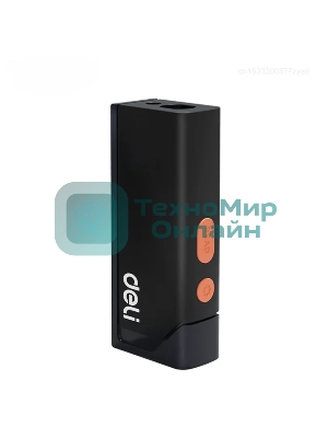 Лазерный дальномер Deli DL331140 Home Series черный диапазон измерений 0,05~40м, точность измерения ±3мм, 370 мА·ч, OLED дисплей, Type-C, вес 48 грамм, эксклюзивный дизайн