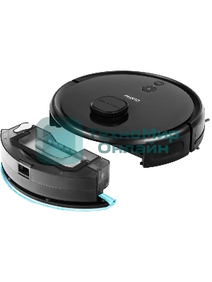 Робот-пылесос Red Solution RV-RL6000S черный, 35 Вт, 2600 мАч Li-Ion, уборка влажная/сухая, пылесборник контейнер 0.3 л