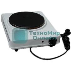 Плита настольная электрическая Брест ЭПЧ 1-1,5/220, 1 конф. белая, чугунный блин