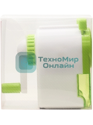 Точилка для карандашей механическая Silwerhof Color, 1 отверстие, зеленый