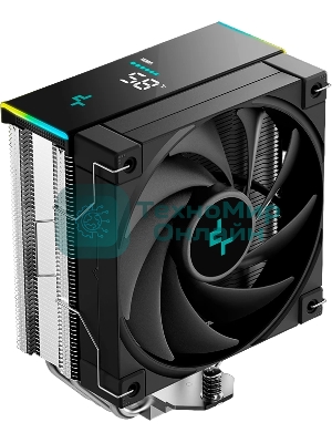 Устройство охлаждения(кулер) Deepcool AK400 Digital SE Soc-AM5/AM4/1200/1700/1851 черный 4-pin 19-28dB Al+Cu LCD 220W 812gr Ret (R-AK400-BKADMN-GJD)