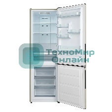 Холодильник Centek CT-1722 бежевый двухкамерный 230/88 л морозилка снизу, No Frost