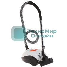 Пылесос Centek CT-2503 белый/оранжевый, 400/2000 Вт, уборка сухая, пылесборник мешок 2.5 л