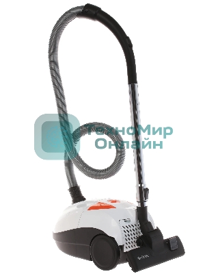 Пылесос Centek CT-2503 белый/оранжевый, 400/2000 Вт, уборка сухая, пылесборник мешок 2.5 л