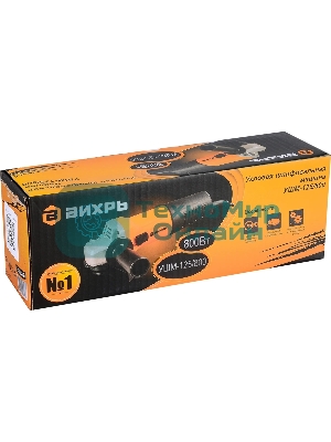 Угловая шлифовальная машина Вихрь УШМ-125/800 800Вт 11000об/мин рез.шпин.:M14 d=125мм
