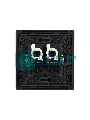 Розетка компьютерная 2-ая RJ45 кат.6 IEK FORTE&PIANO FP334 серый