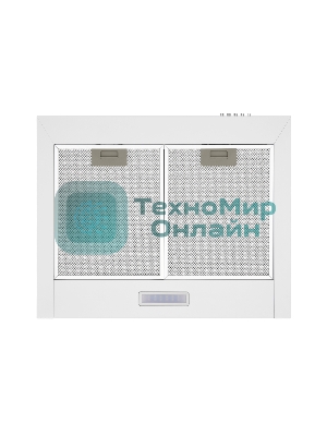 Вытяжка каминная HOMSair Delta 50 белый, 50 см, 600 куб. м/ч, 47 дБ