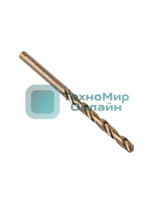Сверло по металлу Denzel 4,8 мм, HSS Co-8%