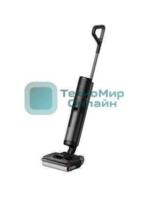 Пылесос вертикальный моющий Dreame H12Pro Flex Reach черный, питание от аккумулятора, 400 Вт, уборка влажная/сухая, пылесборник 0.7 л