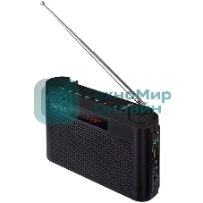 Радиоприемник Perfeo цифровой ТАЙГА FM+ 66-108МГц/MP3/встроенный аккум,USB/черный (I70BK) (PF_C4939)