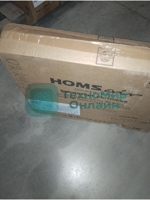 (Витринный образец, поврежденная упаковка) Кухонная вытяжка HOMSair HORIZONTAL 60 черный