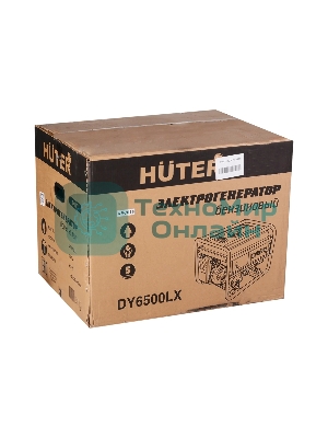 Электрогенератор бензиновый Huter DY6500LX, 5.5 кВт, 71 дБ, 74 кг